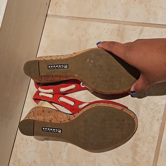 Sperry Topsider wedges - red - Picture 5 of 5